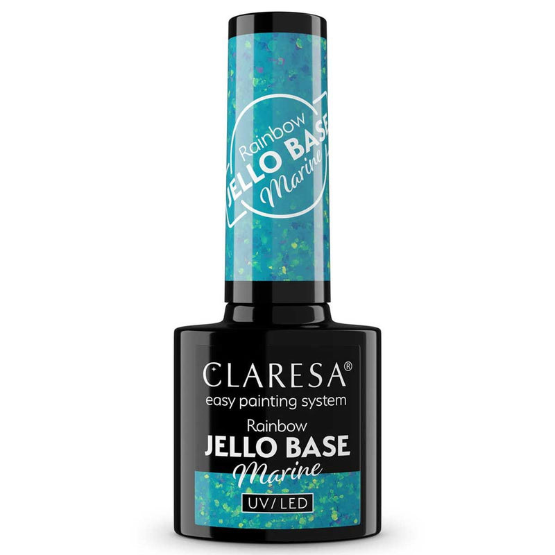 Afbeelding laden in galerijviewer, Claresa rainbow jello base coat marine 5ml