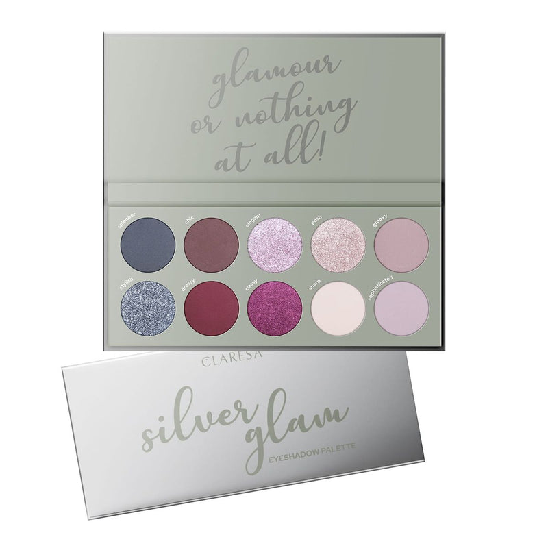 Afbeelding laden in galerijviewer, Claresa eyeshadow palette silver glam