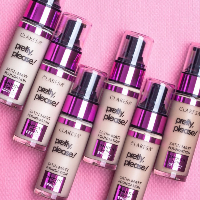 Afbeelding laden in galerijviewer, Claresa satin matt foundation pretty, please! 06 tan 34gr.