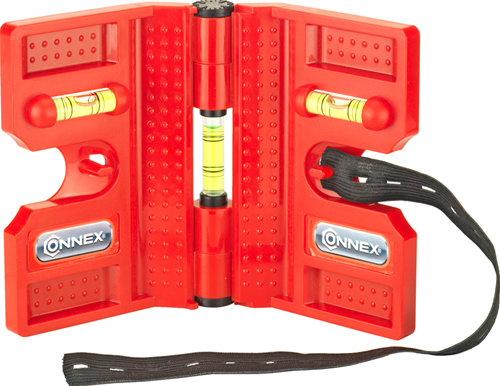Afbeelding laden in galerijviewer, Connex hoekwaterpas met 3 libellen 13.5cm - coxt743135