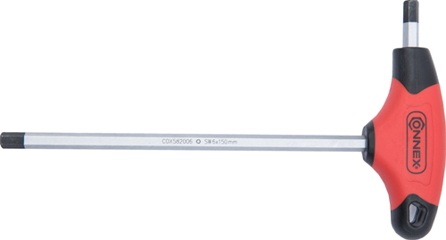Afbeelding laden in galerijviewer, Connex inbussleutel met t-greep 6x150 - cox582006