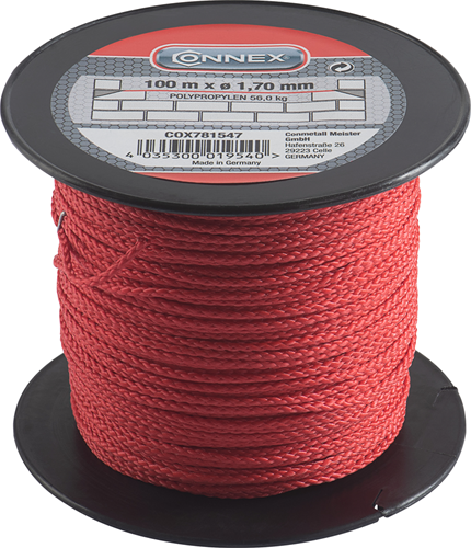 Afbeelding laden in galerijviewer, Connex metselkoord pp 1.7mm ro bobijn 100m - cox781547
