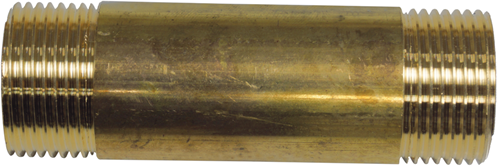 Afbeelding laden in galerijviewer, Cornat messing ms buisnippel mm 3 4 80mm - t396907