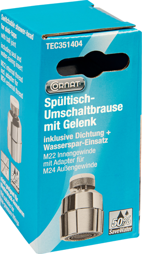 Afbeelding laden in galerijviewer, Cornat perlator m22 24 met knikgewricht ch - tec351404