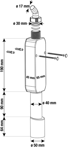 Afbeelding laden in galerijviewer, Cornat sifon wasmachine 1'' 40 50mm 422 - t356012g