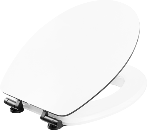 Afbeelding laden in galerijviewer, Cornat wc-bril prime white matt steel fsc - kswmssc00