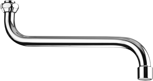 Afbeelding laden in galerijviewer, Cornat zwenkuitloop wandkraan s-vorm 250mm - tec3510021