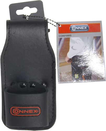 Afbeelding laden in galerijviewer, Connex hamerhouder leder zwart - cox610805