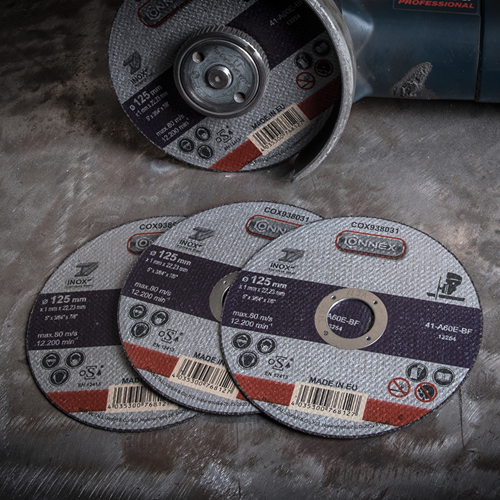 Afbeelding laden in galerijviewer, Connex slijpschijf rvs 125mm - cox938031