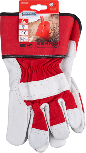 Afbeelding laden in galerijviewer, Connex handschoen premium leder gs gr10 - cox938634