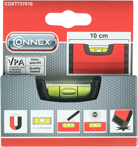 Afbeelding laden in galerijviewer, Connex mini-waterpas magnetisch 10cm - coxt737010