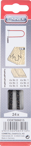 Afbeelding laden in galerijviewer, Connex figuurzaagblad zarsa mix hout (24s) - coxt806015