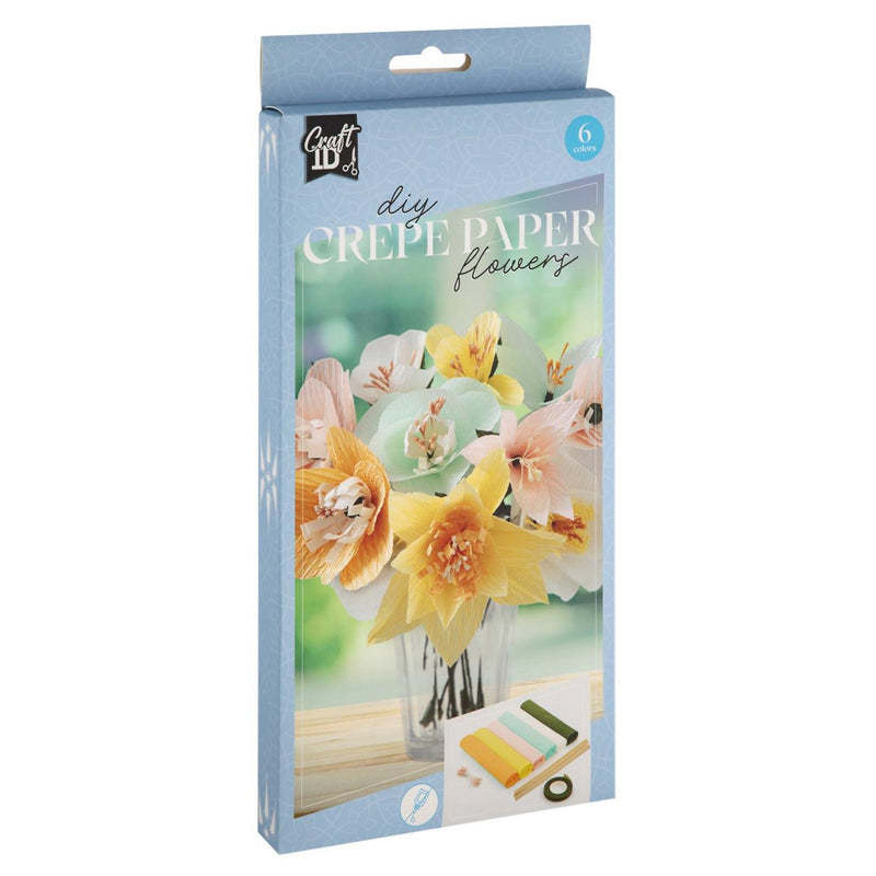 Afbeelding laden in galerijviewer, Craft id crepe bloemen knutselset