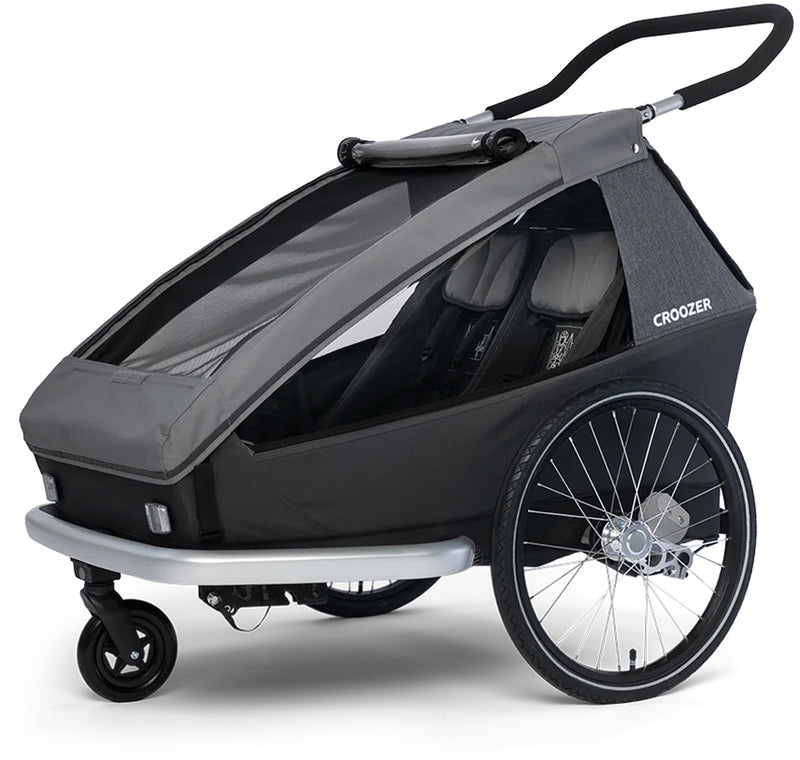 Afbeelding laden in galerijviewer, Croozer keeke 2 children's bike trailer