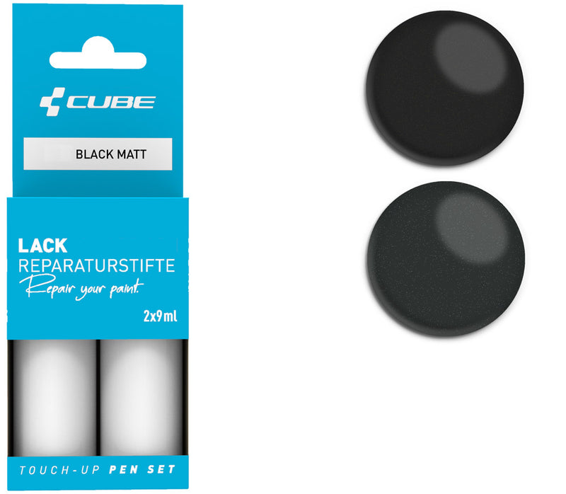 Afbeelding laden in galerijviewer, Cube touch-up pen set black matt