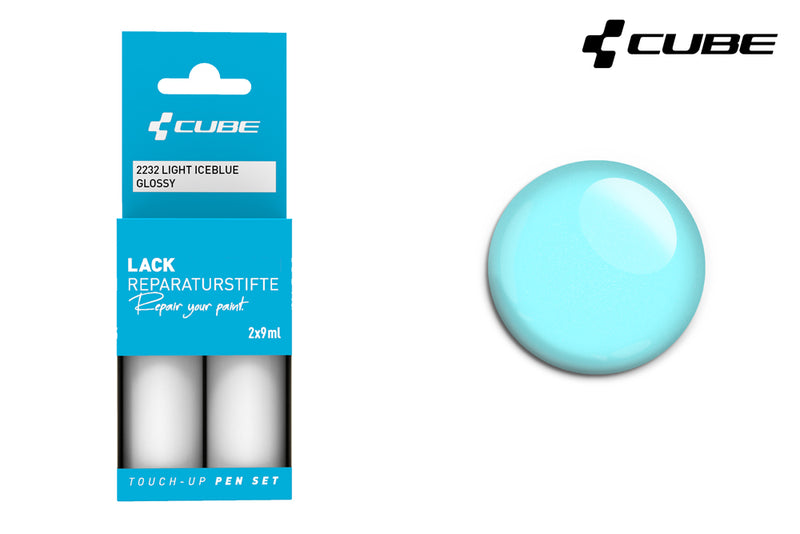 Afbeelding laden in galerijviewer, Cube touch-up pen set light iceblue glossy