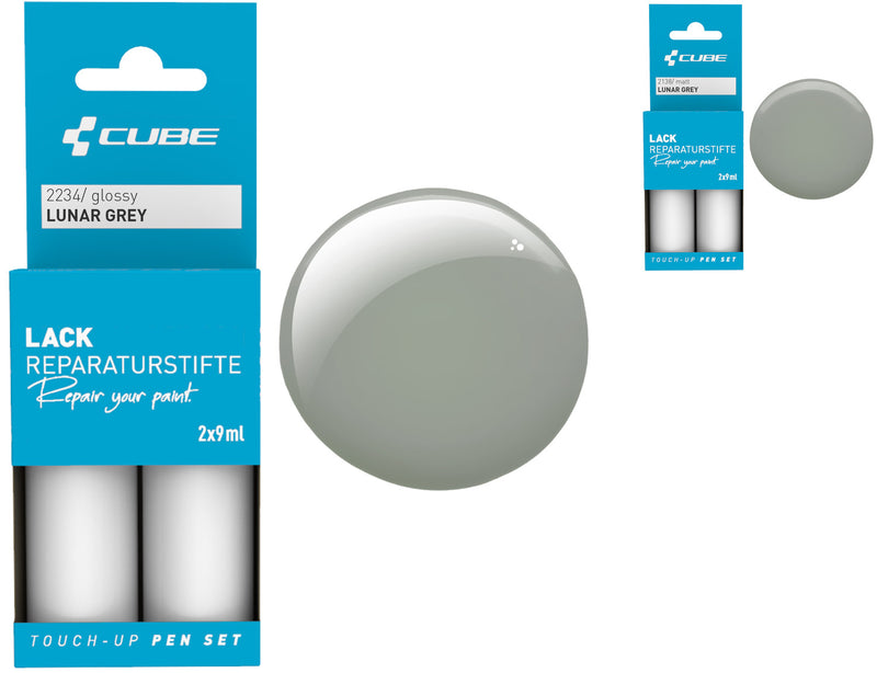 Afbeelding laden in galerijviewer, Cube touch-up pen set lunar grey