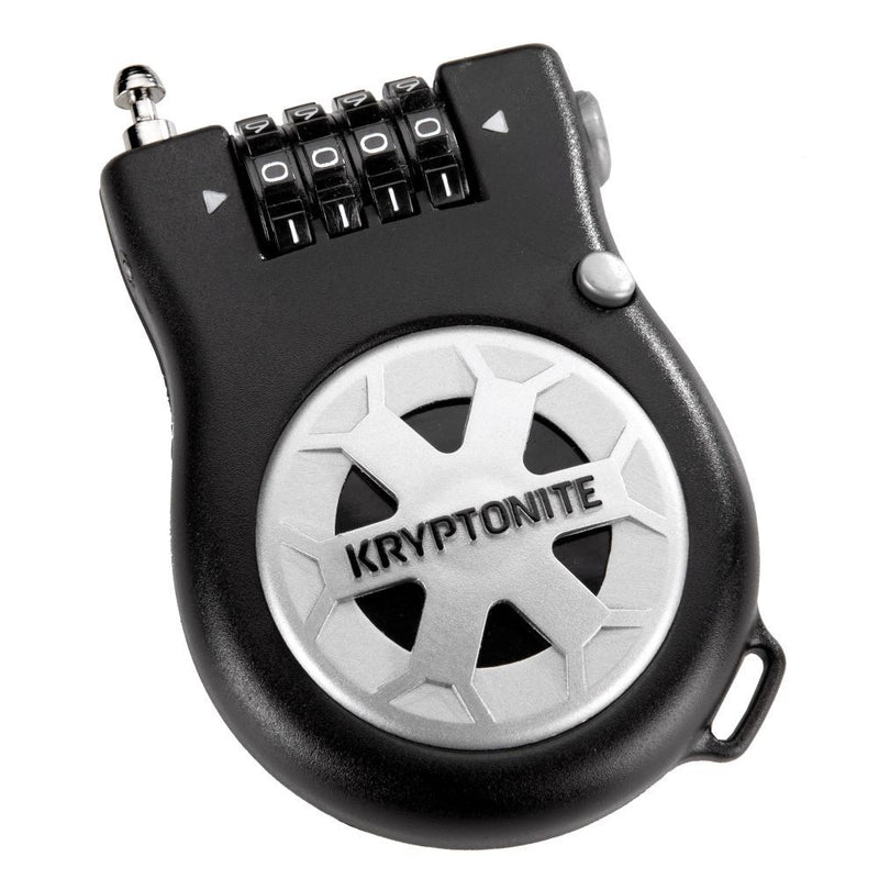 Afbeelding laden in galerijviewer, Kryptonite kabelslot code r2 retractor combo