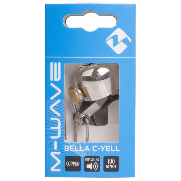 Afbeelding laden in galerijviewer, M-wave minibel bella c-yell mini bell c-yell silver