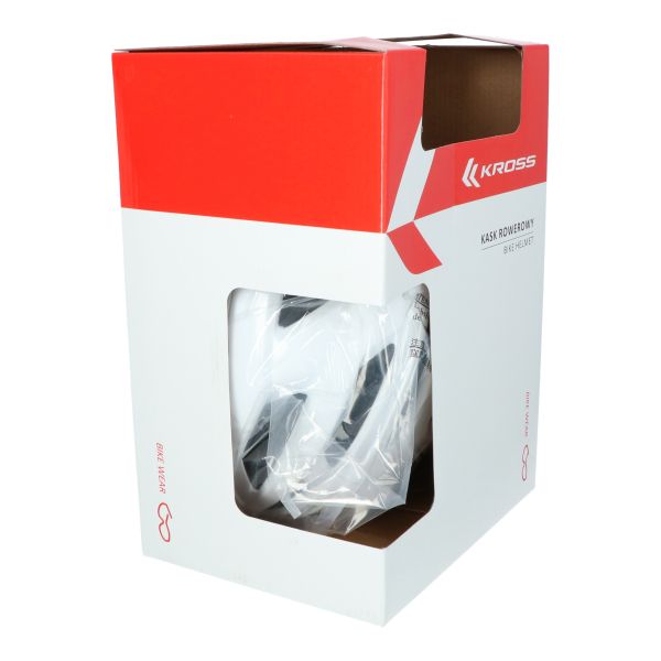 Afbeelding laden in galerijviewer, Kross fietshelm road pro l (58-62 cm) - wit
