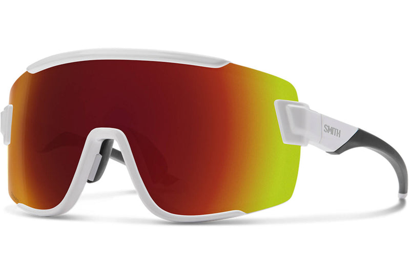 Afbeelding laden in galerijviewer, Smith Wildcat bril white chromapop red mirror