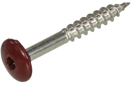 Afbeelding laden in galerijviewer, Dak gevel dak gevel kleurkopschroef rvs-a2 wijnrood ral3005 4.8x25 | 50 stuks - 6304.30.37132