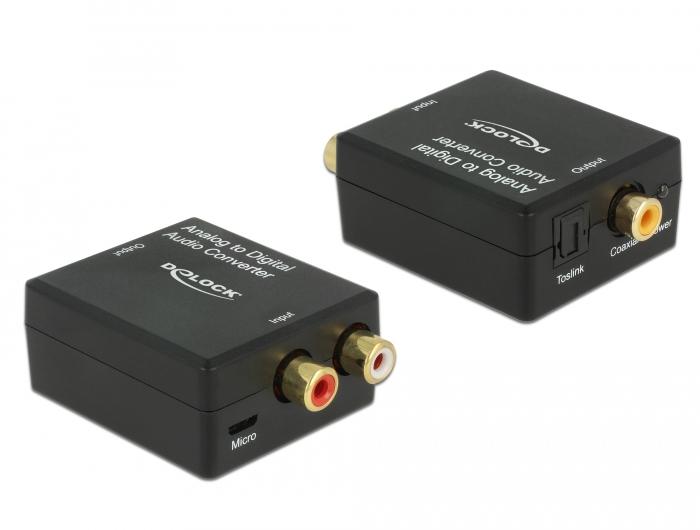 Afbeelding laden in galerijviewer, Optische audio omvormer - tulp naar optisch coaxiaal