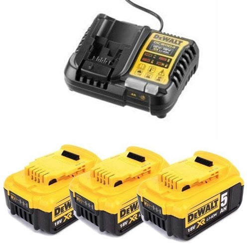 Afbeelding laden in galerijviewer, Dewalt accessoires dcb1104p3-qw | 18v accu voordeelset: 3x 5.0ah accu's + xr multilader - dcb1104p3-qw