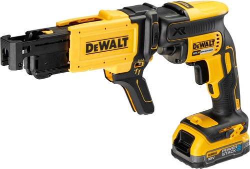 Afbeelding laden in galerijviewer, Dewalt dcf620e1k accu gipsplaatschroevendraaier | 1 4 | 18v xr powerstack (1x 1.7ah accu)