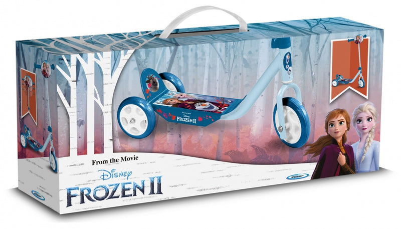 Afbeelding laden in galerijviewer, Disney Frozen 3-wiel kinderstep voetrem meisjes blauw lichtblauw