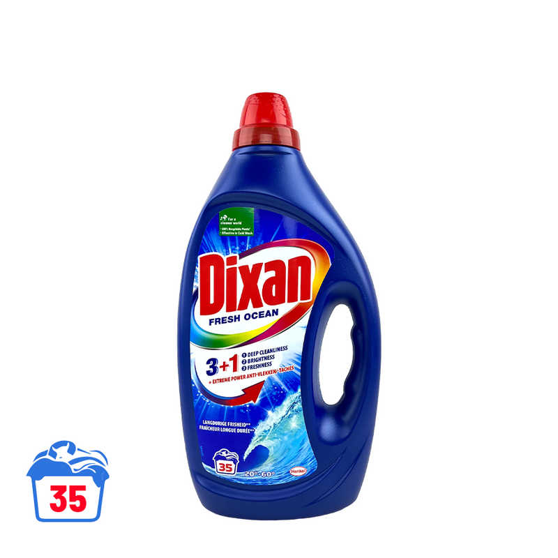 Afbeelding laden in galerijviewer, Dixan wasmiddel fresh ocean 1750ml