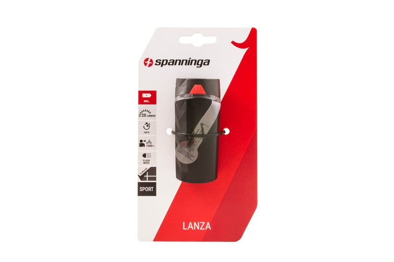 Afbeelding laden in galerijviewer, Spanninga koplamp Lanza batterij 20 lumen