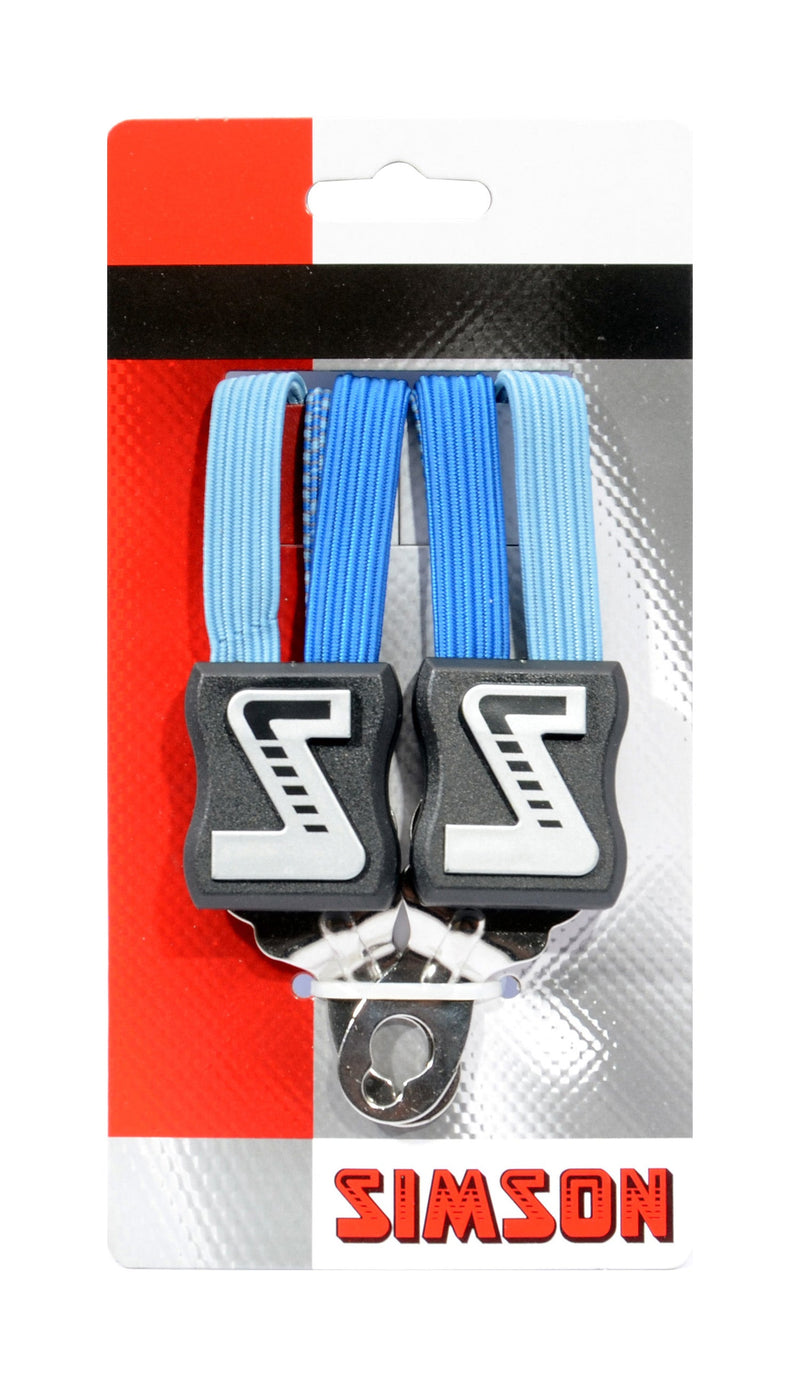 Afbeelding laden in galerijviewer, Snelbinder Trio Simson kort met 3 binders - kobalt blauw