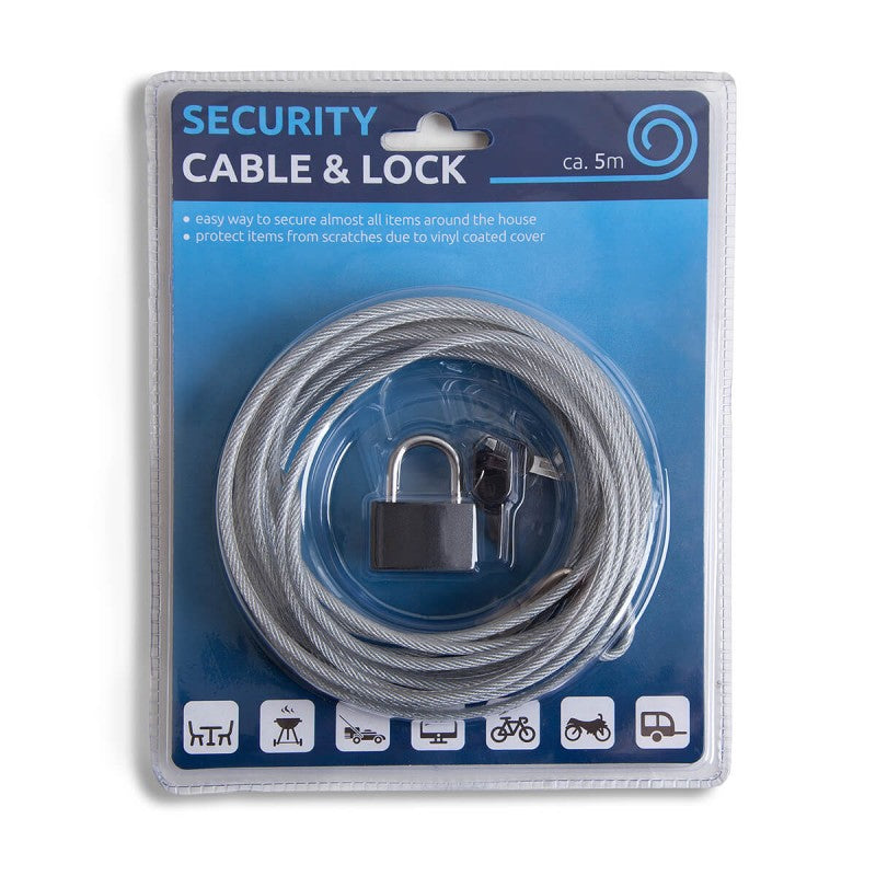 Afbeelding laden in galerijviewer, Falko import export security kabelslot 5 mtr.