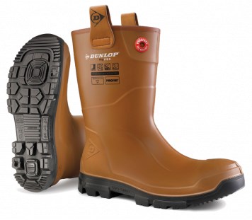 Afbeelding laden in galerijviewer, Dunlop lj2hr42 purofort rigpro s5 | bruin | maat 44 - 8713197053279