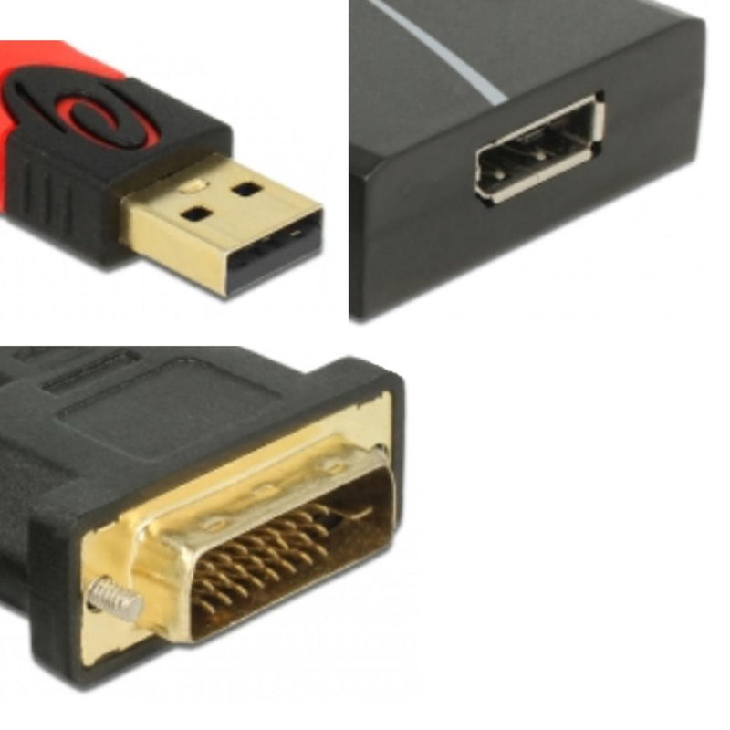 Afbeelding laden in galerijviewer, Dvi naar displayport omvormer