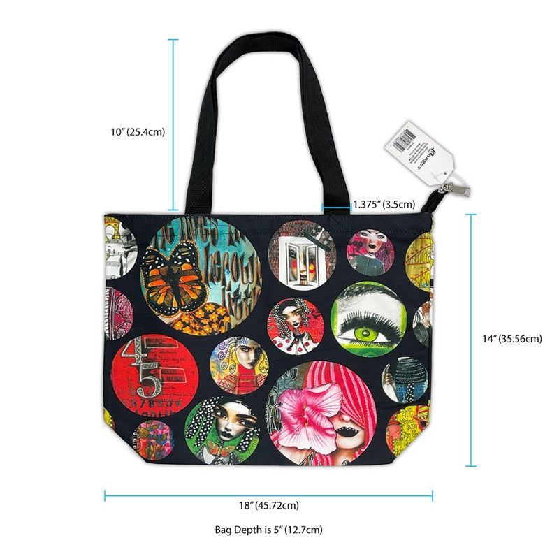 Afbeelding laden in galerijviewer, Ranger ink ranger • dylusions zipper tote bag
