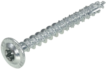 Afbeelding laden in galerijviewer, Dynaplus houtbouwschroef verzinkt tellerkop voldraad +snijpunt torx tx20 4.0x50 | 200 stuks - 0286.01.25901