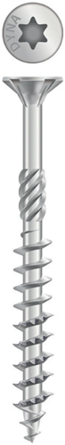 Afbeelding laden in galerijviewer, Dynaplus unischroef spaanplaatschroef verzinkt platkop deeldraad torx tx20 4.0x40 24 | 200 stuks - 0281.01.25602