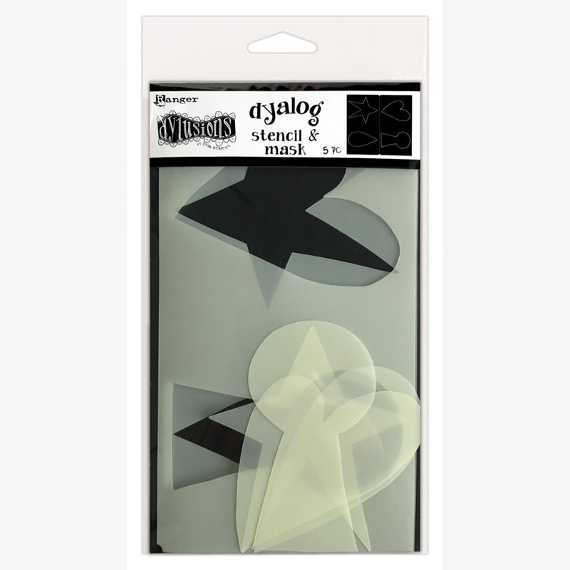 Afbeelding laden in galerijviewer, Ranger ink ranger • dylusions dyalog stencil mask it