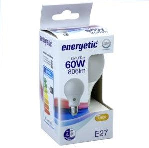 Afbeelding laden in galerijviewer, Enzo energetic led gls e27 8,8-60w 2700k mat sensor - 2710370