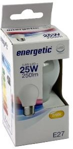 Afbeelding laden in galerijviewer, Enzo energetic led kogel e27 2,1-25w 2700k filament mat - 2720650