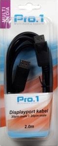 Afbeelding laden in galerijviewer, Enzo pro-1 displayport 20pin male naar male 2.0 meter - 9286020