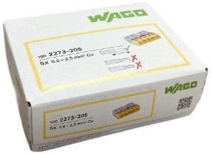 Afbeelding laden in galerijviewer, Enzo wago lasklem 5x0,5-2,5mm transgeel ds100 - 4047226