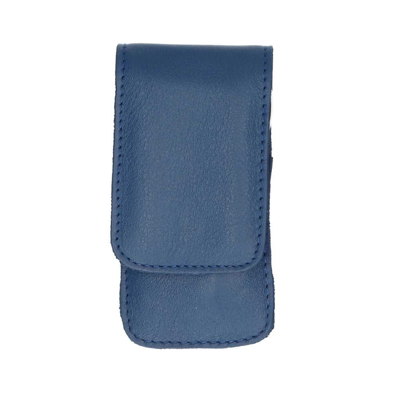 Afbeelding laden in galerijviewer, Erbe solingen 3-delige manicure etui met drukknoopsluiting donkerblauw (erbe9071)