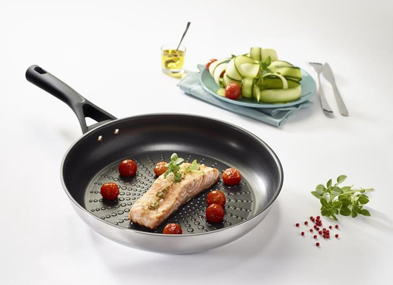 Afbeelding laden in galerijviewer, Pyrex expert touch rvs koekenpan ã˜24cm voor o.a. inductie