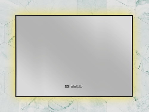 Afbeelding laden in galerijviewer, Eurom sani mirror led wifi 600 black - 350746