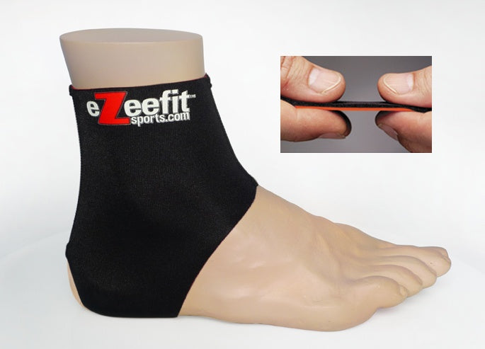 Afbeelding laden in galerijviewer, Ezeefit Enkelsokken voor Drukpunten Anti-blaren 1 mm Zwart maat 41-44