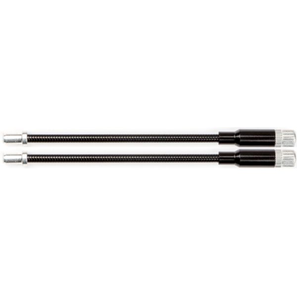 Afbeelding laden in galerijviewer, Elvedes cable systems bv verstelbare flex v-brake kabelpijpje elvedes lichtmetaal - zwart (2 stuks)