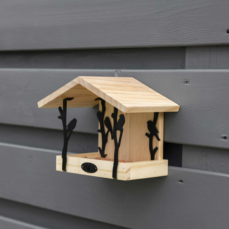 Afbeelding laden in galerijviewer, Esschert design tjiftjaf muurvoedertafel
